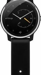 Beste deal ✔️ WITHINGS Move ECG - Hybride Smartwatch - 38 Mm - Zwart/Geel 🎁 -Sieraden-horloges Winkel 135x840