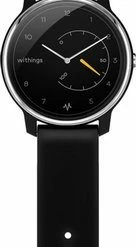 Beste deal ✔️ WITHINGS Move ECG - Hybride Smartwatch - 38 Mm - Zwart/Geel 🎁 -Sieraden-horloges Winkel 136x840
