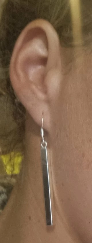 Coupon π Tibri 513 - Zilveren Oorbellen Dames - Oorbellen Bar - Oorbellen Staafje - Zilveren Oorhangers - 925 Zilver π 4 Coupon π Tibri 513 - Zilveren Oorbellen Dames - Oorbellen Bar - Oorbellen Staafje - Zilveren Oorhangers - 925 Zilver π - Afbeelding 2