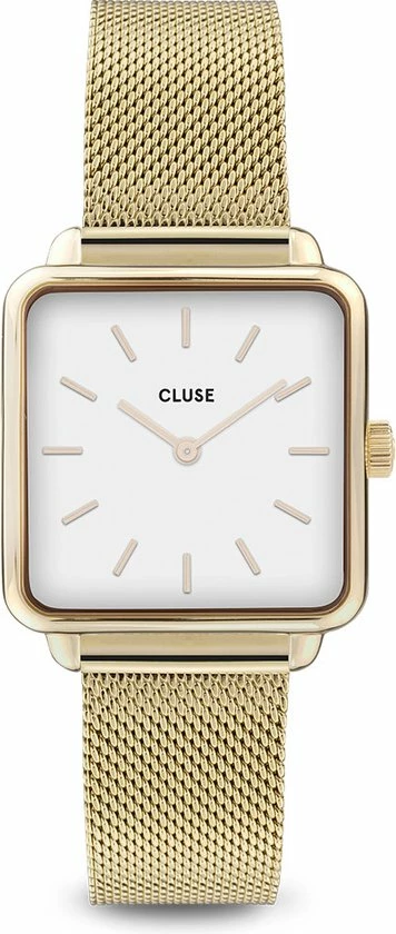 Gloednieuw ๐ Cluse La Tétragone Mesh White, Gold Colour ๐ 11 Gloednieuw ๐ Cluse La Tétragone Mesh White, Gold Colour ๐ - Afbeelding 9