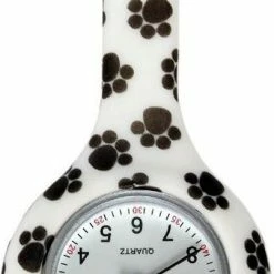 Uitgang 😀 Fako® - Verpleegstershorloge - Zusterhorloge - Verpleegster Horloge - Siliconen Print - Pootjes 👍