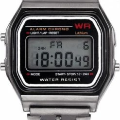 Top 10 ๐คฉ Fashion Favorite Digitaal Retro Horloge - Staal - Zwart - 22 Mm ๐