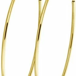 Begroting 👍 Casa Jewelry Oorringen DMC XXL Goud Vergulde Oorringen - 70 Mm ✔️