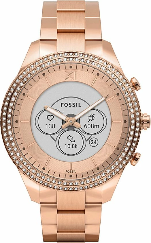 Groothandel ๐ฅ Fossil Gen 6 Hybrid Stella Smartwatch Dames 41 Mm - Roségoud โ 3 Groothandel ๐ฅ Fossil Gen 6 Hybrid Stella Smartwatch Dames 41 Mm - Roségoud โ