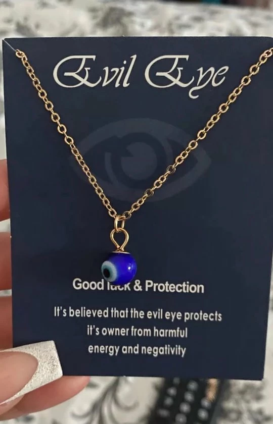 Uitgang βοΈ Akyol Evileye – Evil – Eye – Blauwe Evileye – Ketting – Unisex - Goudkleurig – Geluk – Bescherming – Diepe Blauw - Boze Oog Ketting - Turkse Oog - Nazar Boncuk - Cadeau Ketting - Cadeau Voor Vriendin - Best Friends Armband -blauwe Oog Ketting π 5 Uitgang βοΈ Akyol Evileye – Evil – Eye – Blauwe Evileye – Ketting – Unisex - Goudkleurig – Geluk – Bescherming – Diepe Blauw - Boze Oog Ketting - Turkse Oog - Nazar Boncuk - Cadeau Ketting - Cadeau Voor Vriendin - Best Friends Armband -blauwe Oog Ketting π - Afbeelding 3