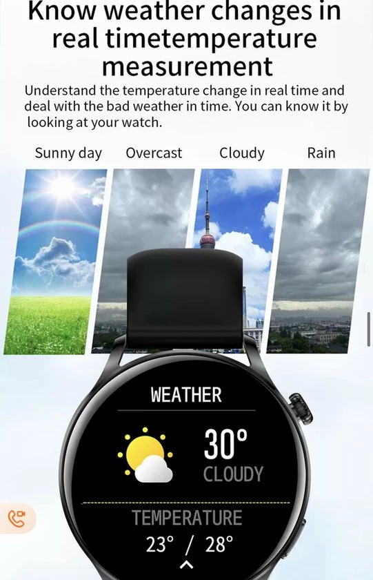 Korting 🔔 Smartwatch Rankos AK37 - Sporthorloge Goud Staal Schakel Bandje - Fitness - Stappenteller - Hartslag - Slaapmonitor - Bluetooth Bellen-Bel/message Herinnering - Camera Bediening-IP67 Waterbestendig - Met APP-Weer Informatie -Stopwatch - Muziek ✨ 16 Korting 🔔 Smartwatch Rankos AK37 - Sporthorloge Goud Staal Schakel Bandje - Fitness - Stappenteller - Hartslag - Slaapmonitor - Bluetooth Bellen-Bel/message Herinnering - Camera Bediening-IP67 Waterbestendig - Met APP-Weer Informatie -Stopwatch - Muziek ✨ - Afbeelding 14