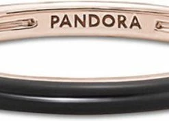 Hete verkoop 🔔 PANDORA PANDORA ME, BLACK ENAMEL STACKABLE RING 189655C01 Maat 52 🥰 -Sieraden-horloges Winkel 550x177 2