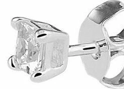 Begroting 🎉 Glams Oorknoppen Zirkonia 3 Mm - Zilver 😉