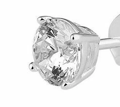 Aanbiedingen 💯 Glams Oorknoppen Zirkonia 5 Mm - Zilver 🔥 -Sieraden-horloges Winkel 550x221