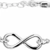 Beste Verkoop ⌛ Glams Armband Infinity 2,0 Mm 17 + 2 Cm - Zilver 🤩 -Sieraden-horloges Winkel 550x234