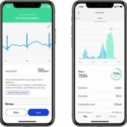 Beste deal ✔️ WITHINGS Move ECG - Hybride Smartwatch - 38 Mm - Zwart/Geel 🎁 -Sieraden-horloges Winkel 550x254