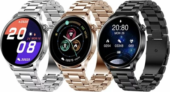 Korting 🔔 Smartwatch Rankos AK37 - Sporthorloge Goud Staal Schakel Bandje - Fitness - Stappenteller - Hartslag - Slaapmonitor - Bluetooth Bellen-Bel/message Herinnering - Camera Bediening-IP67 Waterbestendig - Met APP-Weer Informatie -Stopwatch - Muziek ✨ 4 Korting 🔔 Smartwatch Rankos AK37 - Sporthorloge Goud Staal Schakel Bandje - Fitness - Stappenteller - Hartslag - Slaapmonitor - Bluetooth Bellen-Bel/message Herinnering - Camera Bediening-IP67 Waterbestendig - Met APP-Weer Informatie -Stopwatch - Muziek ✨ - Afbeelding 2