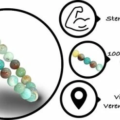Beste Verkoop 🔔 Bixorp Gems Gekleurde Amazoniet Edelstenen Armband - Gepolijste Edelsteen Kralenarmband - Cadeau Voor Kerst & Sinterklaas - Cadeau Voor Haar 👏 -Sieraden-horloges Winkel 550x304 1