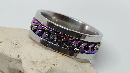 Uitgang 🎉 Ocean Of Motion - Anxiety Ring - Stress Ring - Fidget Ring - Spinner Ring - Fidget Toys - Ring - Ringen - Fles Opener - Bier Opener - Titanium - Ketting - Multicolor - Ringmaat 60/19.00 Mm - Dames - Heren 🥰 5 Uitgang 🎉 Ocean Of Motion - Anxiety Ring - Stress Ring - Fidget Ring - Spinner Ring - Fidget Toys - Ring - Ringen - Fles Opener - Bier Opener - Titanium - Ketting - Multicolor - Ringmaat 60/19.00 Mm - Dames - Heren 🥰 - Afbeelding 3