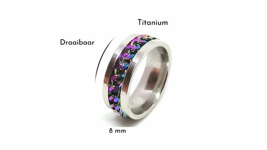 Uitgang 🎉 Ocean Of Motion - Anxiety Ring - Stress Ring - Fidget Ring - Spinner Ring - Fidget Toys - Ring - Ringen - Fles Opener - Bier Opener - Titanium - Ketting - Multicolor - Ringmaat 60/19.00 Mm - Dames - Heren 🥰 6 Uitgang 🎉 Ocean Of Motion - Anxiety Ring - Stress Ring - Fidget Ring - Spinner Ring - Fidget Toys - Ring - Ringen - Fles Opener - Bier Opener - Titanium - Ketting - Multicolor - Ringmaat 60/19.00 Mm - Dames - Heren 🥰 - Afbeelding 4