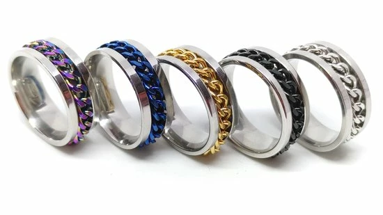 Uitgang 🎉 Ocean Of Motion - Anxiety Ring - Stress Ring - Fidget Ring - Spinner Ring - Fidget Toys - Ring - Ringen - Fles Opener - Bier Opener - Titanium - Ketting - Multicolor - Ringmaat 60/19.00 Mm - Dames - Heren 🥰 12 Uitgang 🎉 Ocean Of Motion - Anxiety Ring - Stress Ring - Fidget Ring - Spinner Ring - Fidget Toys - Ring - Ringen - Fles Opener - Bier Opener - Titanium - Ketting - Multicolor - Ringmaat 60/19.00 Mm - Dames - Heren 🥰 - Afbeelding 10