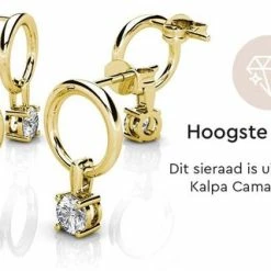 Coupon ✨ Yolora Dames Oorbellen Met Kalpa Camaka Kristallen - Goudkleurig - 18K Geelgoud Verguld - Vrouwen Oorhangers Goud - Oorknoppen - Sieraden - Luxe Giftbox - Geschenkdoos - Cadeau Doos - Exclusieve Geschenkverpakking - Mooie Cadeauverpakking 😍 -Sieraden-horloges Winkel 550x320