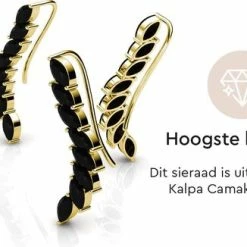 Aanbiedingen 🛒 Yolora Dames Oorbellen - Kalpa Camaka Kristallen - Goudkleurig - Zwart Kristal - 18K Geelgoud Verguld - Vrouwen Oorhangers Goud - Sieraden - Luxe Giftbox - Geschenkdoos - Cadeau Doos - Exclusieve Geschenkverpakking - Mooie Cadeauverpakking ✔️ -Sieraden-horloges Winkel 550x326 2