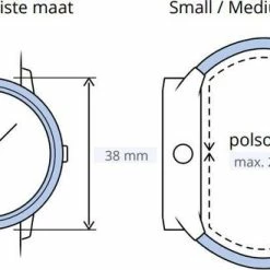 Beste deal ✔️ WITHINGS Move ECG - Hybride Smartwatch - 38 Mm - Zwart/Geel 🎁 -Sieraden-horloges Winkel 550x329