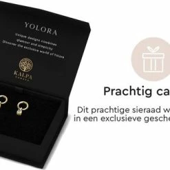 Coupon ✨ Yolora Dames Oorbellen Met Kalpa Camaka Kristallen - Goudkleurig - 18K Geelgoud Verguld - Vrouwen Oorhangers Goud - Oorknoppen - Sieraden - Luxe Giftbox - Geschenkdoos - Cadeau Doos - Exclusieve Geschenkverpakking - Mooie Cadeauverpakking 😍 -Sieraden-horloges Winkel 550x332