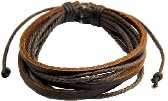 Kopen ๐ฅฐ Fako Bijoux® - Armband - Leder - Multilayer - Bruin ๐ 3 Kopen ๐ฅฐ Fako Bijoux® - Armband - Leder - Multilayer - Bruin ๐