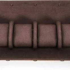 Beste Pirce 🌟 Handgemaakt Luxe Horloge Rol 4 Stuks – Horlogedoos – Horloge Etui Leer – ⌚ Watch Roll – Horloge Houder Sieradendoos – Horloge Opbergdoos Heren – Bruin 🧨 -Sieraden-horloges Winkel 550x333 4