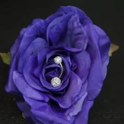 Goedkoop 👍 Piercings Works Navel Piercing Enige Echte Met Helderwit Swarovski (1.6x10mm) 💯 -Sieraden-horloges Winkel 550x365 2