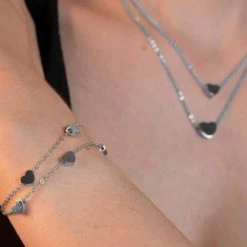 Kopen ⌛ Victorious Dames Ketting Zilver – Hart – 40 T/m 45 CM 🔔 -Sieraden-horloges Winkel 550x366 3