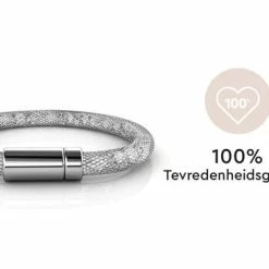 Beste Verkoop 🌟 Yolora Dames Mesh Armband - Kalpa Camaka Kristallen - Zilverkleurig - Vrouwen Armband Zilver - Sieraden - Luxe Giftbox - Geschenkdoos - Cadeau Doos - Exclusieve Geschenkverpakking - Mooie Cadeauverpakking 🔥 -Sieraden-horloges Winkel 550x366 32