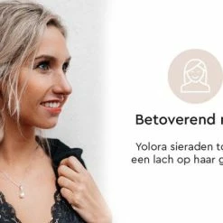 Korting 👏 Yolora Dames Ketting Met Kalpa Camaka Parel En Kristal Hanger - Zilver Kleurig - 18K Witgoud Verguld - Cadeauverpakking 😀 -Sieraden-horloges Winkel 550x366 43