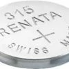 Begroting 🎁 Renata 315 / SR716SW Zilveroxide Knoopcel Horlogebatterij 2 (twee) Stuks ✔️