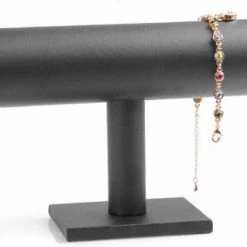 Goedkoopste 🎁 Merkloos Fliex Sieraden Display Arbanden Standaard Zwart - PU Leer - 1 Rol 👍