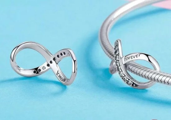 Gloednieuw β¨ Zilveren Bedel Infinity | Bedel Oneindig | Zilver Met Roze Steentje | Armband / Bedelarmband Familie | Kerst / Sinterklaas Sieraad | Sterling Zilver 925 | Beads | Cadeau Tip | Past Op Je Pandora Armband| Romystones π 5 Gloednieuw β¨ Zilveren Bedel Infinity | Bedel Oneindig | Zilver Met Roze Steentje | Armband / Bedelarmband Familie | Kerst / Sinterklaas Sieraad | Sterling Zilver 925 | Beads | Cadeau Tip | Past Op Je Pandora Armband| Romystones π - Afbeelding 3