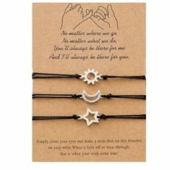 Uitgang 🌟 Akyol Aykol - Vriendschaps Armband Voor 3 - Vriendinnen Armband Voor 3 - Vriendschapsarmband - Bestfriend - Bff Armband - Vriendinnen - Moeder En Dochters Armband -armband Voor 3 Personen - Generatie Armband 😍