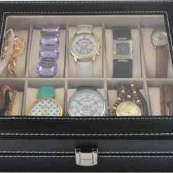 Gloednieuw ⭐ Merkloos Luxe Horlogedoos Met Kussentjes - Horloge-Opbergbox Houder Kist - Opbergkist Heren/Dames - Zwart Leer - 10 Horloges Compartimenten 👏 16 Gloednieuw ⭐ Merkloos Luxe Horlogedoos Met Kussentjes - Horloge-Opbergbox Houder Kist - Opbergkist Heren/Dames - Zwart Leer - 10 Horloges Compartimenten 👏 -Sieraden-horloges Winkel 550x387 2