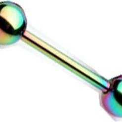 Hete verkoop ⌛ LMPiercings NL Tongpiercing Regenboog - 14 Mm 🎁