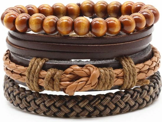 Kopen ๐ฅฐ Fako Bijoux® - Armband - Leder - Multilayer - Bruin ๐ 5 Kopen ๐ฅฐ Fako Bijoux® - Armband - Leder - Multilayer - Bruin ๐ - Afbeelding 3