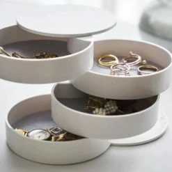 Beste deal 🎁 Yamazaki Sieradendoos Draaibaar Wit - Wit - Decoratief ⭐ 50 Beste deal 🎁 Yamazaki Sieradendoos Draaibaar Wit - Wit - Decoratief ⭐ -Sieraden-horloges Winkel 550x425 8