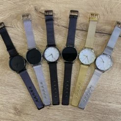 Uitgang 👏 Fashion Favorite Maxx Mesh Zwart / Zilver Horloge | Staal | Ø 40 Mm 💯 -Sieraden-horloges Winkel 550x426