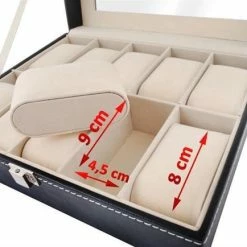 Gloednieuw ⭐ Merkloos Luxe Horlogedoos Met Kussentjes - Horloge-Opbergbox Houder Kist - Opbergkist Heren/Dames - Zwart Leer - 10 Horloges Compartimenten 👏 14 Gloednieuw ⭐ Merkloos Luxe Horlogedoos Met Kussentjes - Horloge-Opbergbox Houder Kist - Opbergkist Heren/Dames - Zwart Leer - 10 Horloges Compartimenten 👏 -Sieraden-horloges Winkel 550x434 1