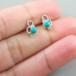 Hete verkoop 🔔 House Of Jewels - Turkoois Dames Oorbellen - 925 Zilver - Turquoise 🎁 -Sieraden-horloges Winkel 550x434