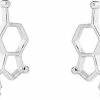 Goedkoop 🧨 Amodi 24/7 Jewelry Collection Molecuul Oorbellen - Serotonine - Oorklimmer - Zilver 🛒 -Sieraden-horloges Winkel 550x434 4