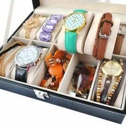 Gloednieuw ⭐ Merkloos Luxe Horlogedoos Met Kussentjes - Horloge-Opbergbox Houder Kist - Opbergkist Heren/Dames - Zwart Leer - 10 Horloges Compartimenten 👏 15 Gloednieuw ⭐ Merkloos Luxe Horlogedoos Met Kussentjes - Horloge-Opbergbox Houder Kist - Opbergkist Heren/Dames - Zwart Leer - 10 Horloges Compartimenten 👏 -Sieraden-horloges Winkel 550x435 3