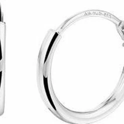 Goedkoop 👏 Glams Oorringen Ronde Buis 11 Mm - Zilver ❤️