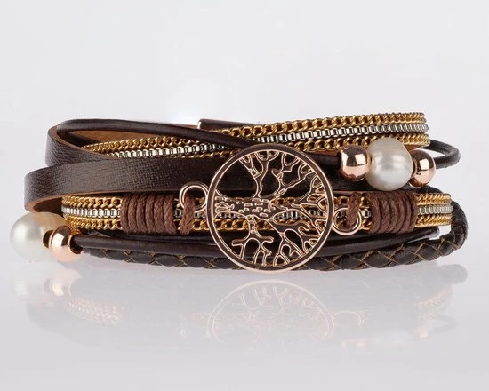 Top 10 ๐ Armband Dames Rosegoud- Leren Wikkelarmband Galeara Design Rosekleurig En Bruin Dames Levensboom 18,5cm - Galeara Design ๐ 9 Top 10 ๐ Armband Dames Rosegoud- Leren Wikkelarmband Galeara Design Rosekleurig En Bruin Dames Levensboom 18,5cm - Galeara Design ๐ - Afbeelding 7