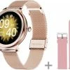 Gloednieuw 🌟 OMG OH MY GADGETS O.M.G Elegante Smartwatch Dames Rosé Goud Inclusief Extra Roze Horlogeband - Smartwatch - Smartwatch Android/IOS - Activity Tracker - Horloges Voor Vrouwen - Horloge - Stappenteller - Bloeddrukmeter - Hartslagmeter - Black Friday 2022 💯