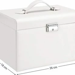 Korting ✔️ Songmics Nancy's Sieradendoos Met 2 Laden - Juwelendoos - Armbanden Doos 🎉 -Sieraden-horloges Winkel 550x444