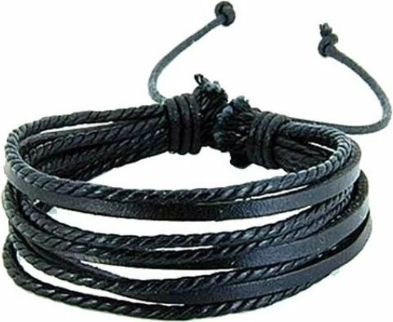 Coupon ๐ฅ Fako Bijoux® - Armband - Leder - Multilayer - Zwart ๐ 3 Coupon ๐ฅ Fako Bijoux® - Armband - Leder - Multilayer - Zwart ๐