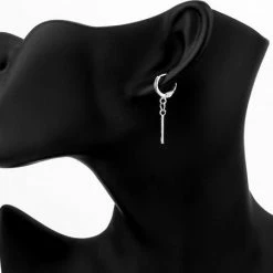 Kopen ⌛ Joboly Oorbellen Met Een Bar - Dames - Zilverkleurig 🥰 -Sieraden-horloges Winkel 550x451 5