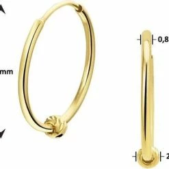 Aanbiedingen 🥰 Sparkle14 Oorringen Bolletje - Goud 😉 -Sieraden-horloges Winkel 550x458 1